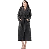 COOVA Premium Women's Plush Soft Robe – Fluffy, Warm Fleece Long Sherpa Bathrobe
