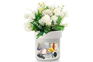 Younion Flower Pot Diversion Safe with Key Lock, Secret Hidden Safe Lock Box, Perfect for Hiding The Valuables Inside Flower Pot’s False Bottom, Plants Not Include