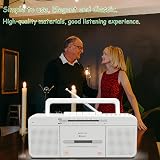 WISCENT Vintage Cassette Player Recorder Bluetooth AM FM Radio USB MP3 Converter view 9