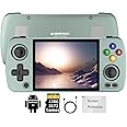 RG405M Pocket Retro Game Handheld Game Console Unisoc Tiger T618 CPU, 4-inch IPS Touch Screen Built-in 4500 mAH Battery 128G TF Card Pre-loaded 3172 Games Compatible with 5G WIFI and Bluetooth 5.0