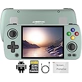 RG405M Pocket Retro Game Handheld Game Console Unisoc Tiger T618 CPU, 4-inch IPS Touch Screen Built-in 4500 mAH Battery 128G TF Card Pre-Loaded 3172 Games Compatible with 5G WiFi and Bluetooth 5.0