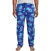 Disney's Lilo & Stitch All-Over Print Lightweight Plush Minkey Fleece Men's Sleep Pajama Pants
