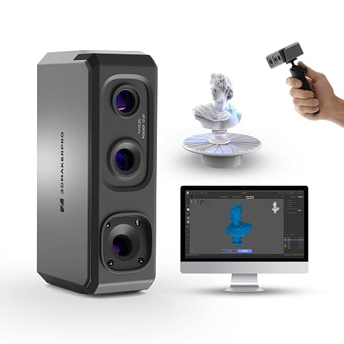 3DMakerpro Handheld 3D Scanner for 3D Printing Seal Lite, 0.02mm High ...