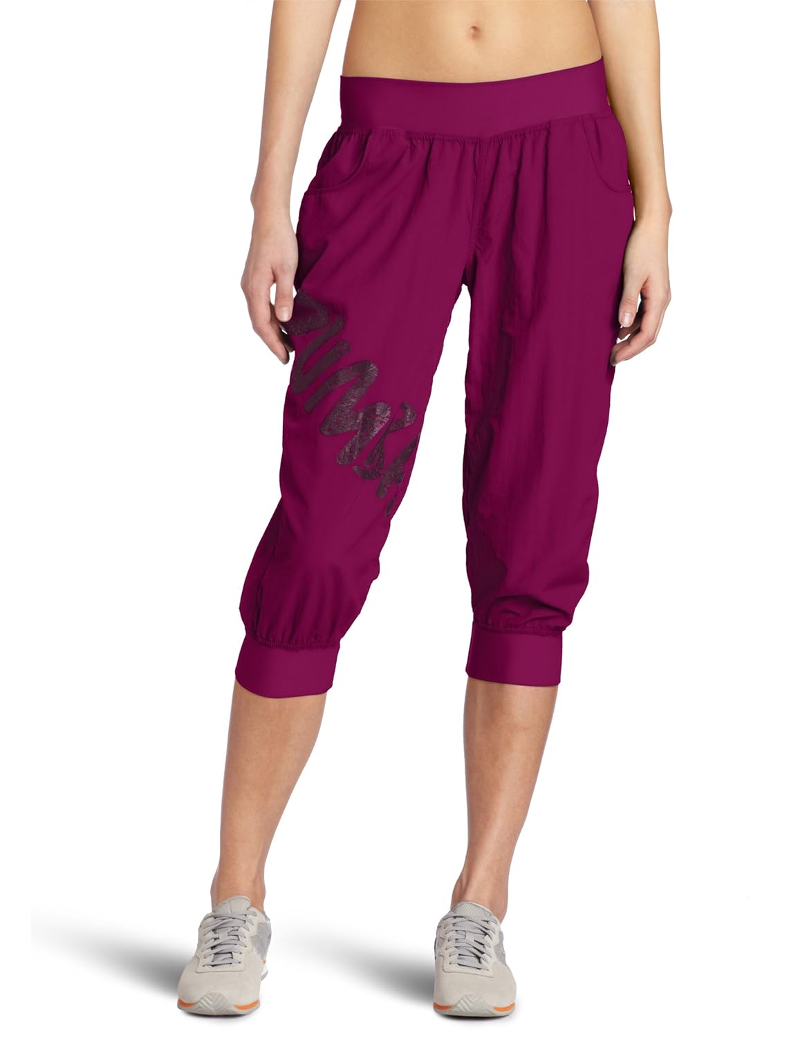 Zumba Fitness Cargo Feelin It Capri Pants Pantalones, Mujer, Plum, XSmall Amazon.es Ropa y