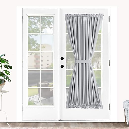 Amazon Com Rose Home Fashion Rhf Blackout French Door Curtains
