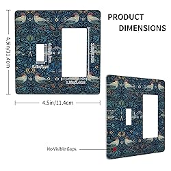 Xuejiaku Light Switch Cover William Morris Design 2
