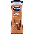 Vaseline Intensive Care Body Lotion Cocoa Radiant for Dry Skin Lotion Made with Ultra-Hydrating Lipids and Pure Cocoa Butter for a Long-Lasting, Radiant Glow 10 oz