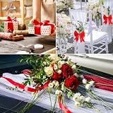 Tenn Well Red Satin Ribbon 50mm x 22m Gift Wrapping Craft Ribbon view 6
