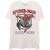 Marvel Men's Marvel Comics Spider-man Swinging Short Sleeve T-Shirt