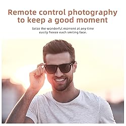 Smart Sunglasses, 5.3 Bluetooth Audio Glasses for
