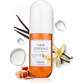 Vanilla Hair & Body Perfume Spray, Pheromones Perfumes for Women, Long-Lasting Fragrance Mist, Frizz Control & Shine-Enhancing, Nourishing Hair Repair Mist, Daily Use, Alcohol-Free, 1.7 Oz Travel Size