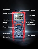 AstroAI Digital Multimeter 4000 Counts TRMS Auto-Ranging Volt Meter 600V view 7