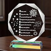 Ghtixsu Retirement Gifts for Women, Men 2025 - Retired Plaque 2025 - Happy Retired Gift for Coworker, Boss, Employee, Teacher, Nurse, Woman, Man -Crystal Christmas Keepsake