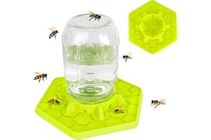 Tributary Brands Bee Feeder for Mason Jar Made of Silicone - Bee Watering Station for Garden Compatible with Regular Mouth Mason Jars