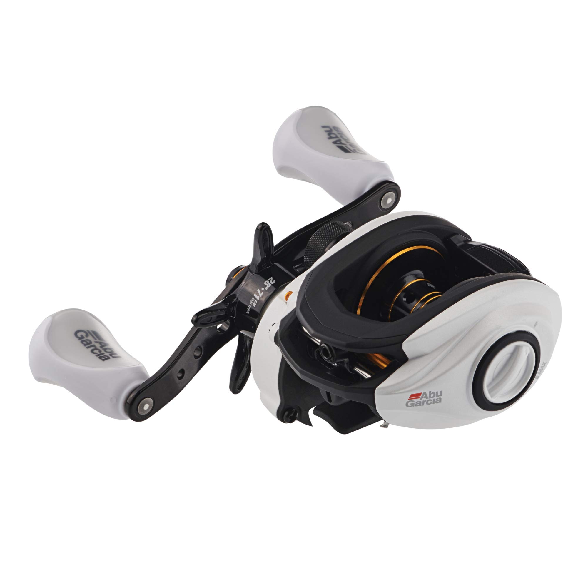 Abu Garcia Max Pro Low Profile Baitcast Reel, Size LP (1539728), 7 Stainless Steel Ball Bearings + 1 Roller Bearing, Synthetic Star Drag, Max of 15lb | 6.8kg, Multi Image