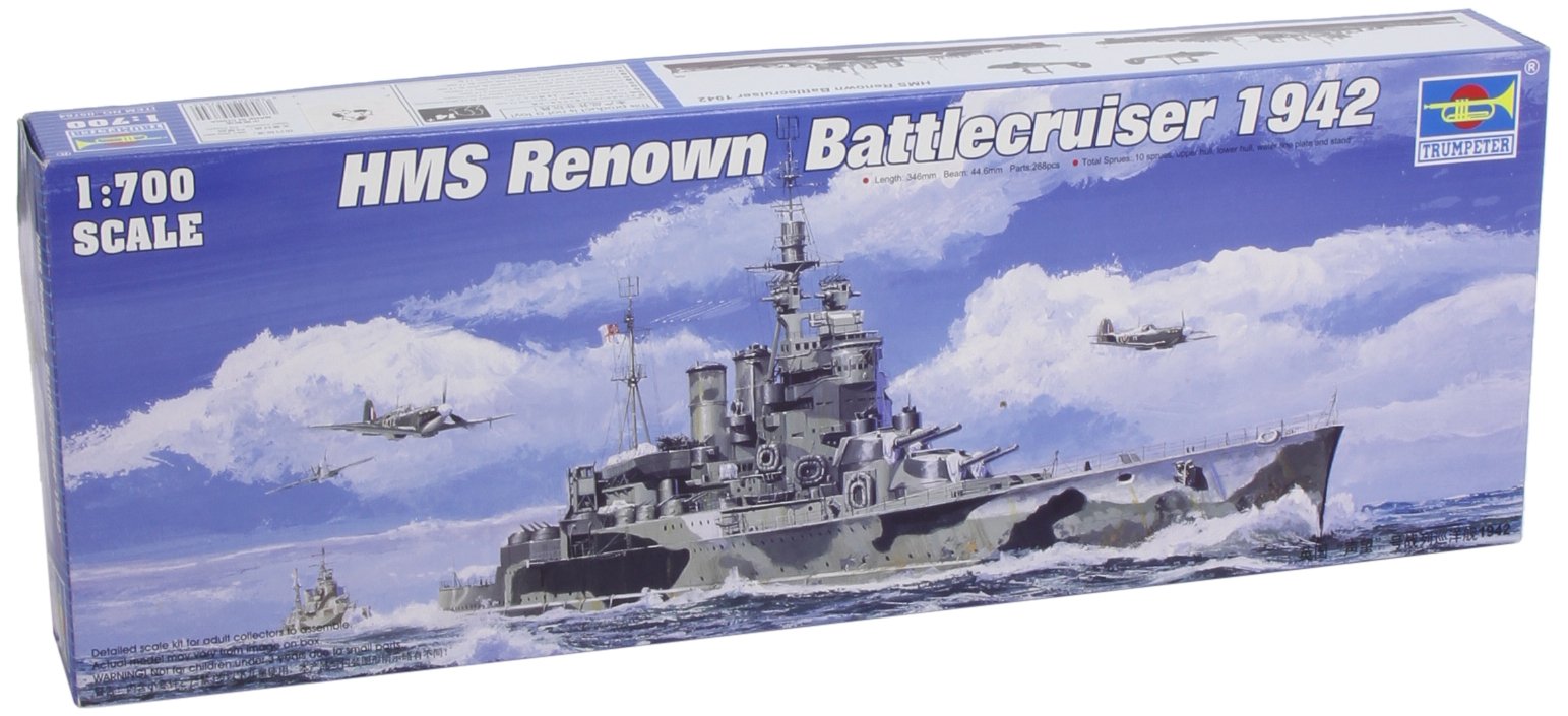 Trumpeter 1:700 - HMS Renown Battlecruiser (1942)