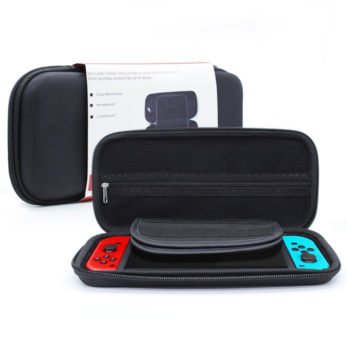 CXZing Nintendo Switch Case with 20 Cartridge Hard Travel Protect Storage Bag for Nintendo Switch