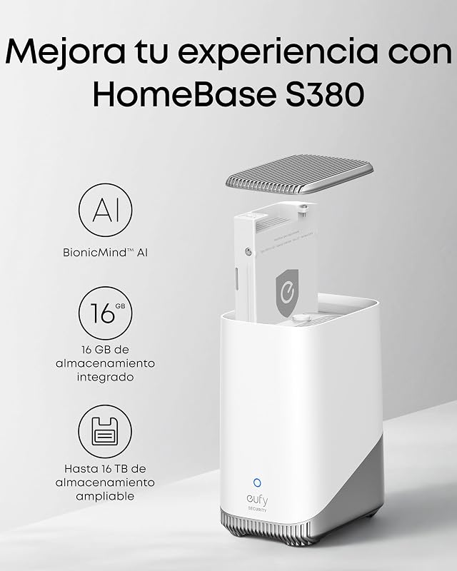 Câmara EufyCam E40 adicional, câmara solar sem fios para exteriores, resolução 2K com painel solar incorporado, MaxColor Night Vision, reconhecimento facial por IA