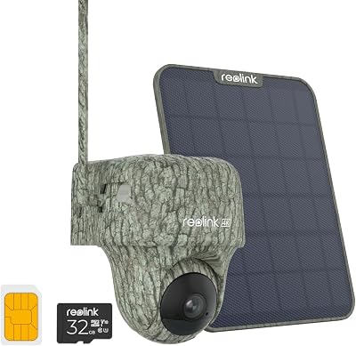 Reolink 4G LTE Solar PTZ Security Camera 4K Outdoor No WiFi 360° Night