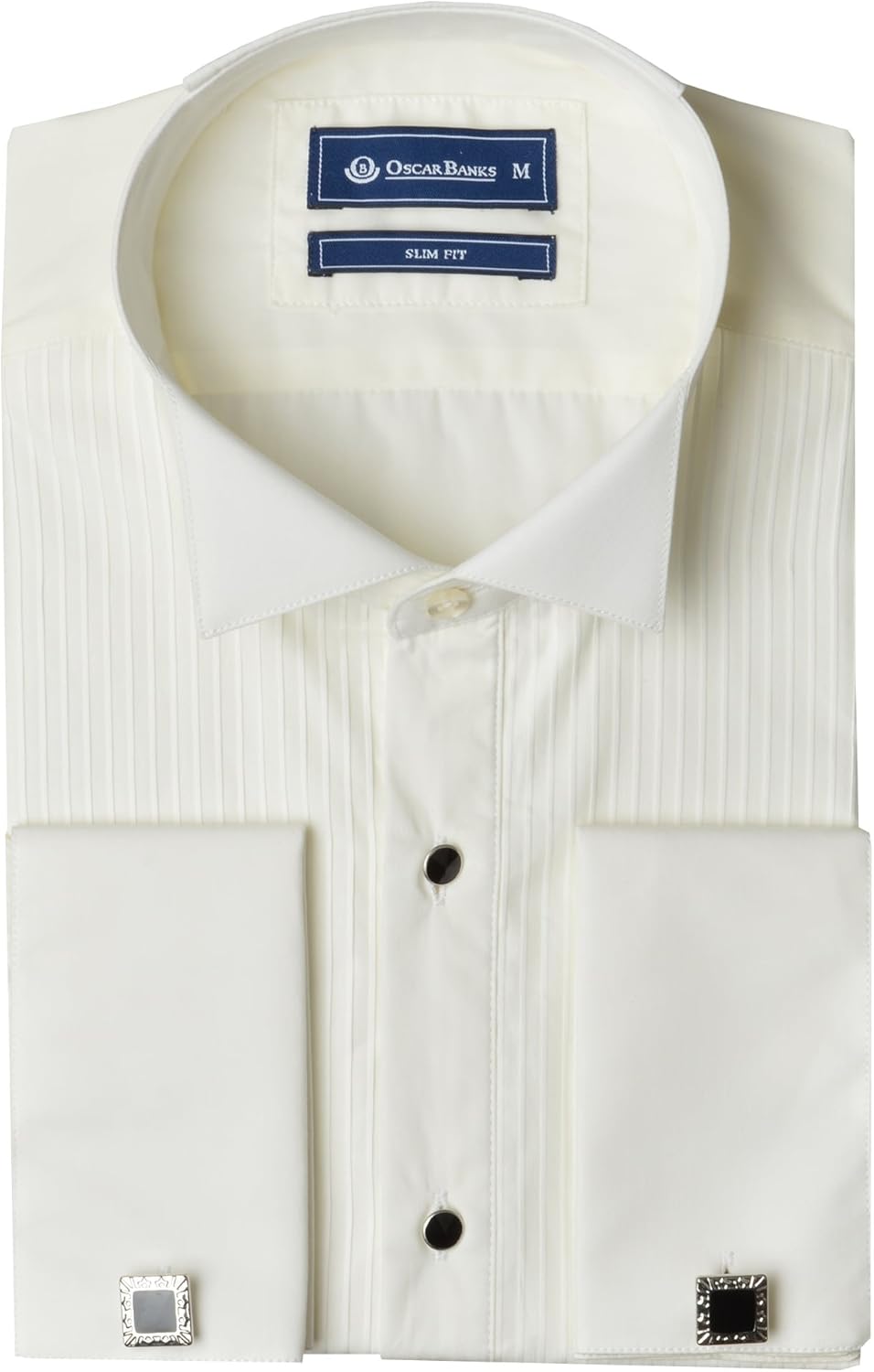 slim fit wing collar dress shirt