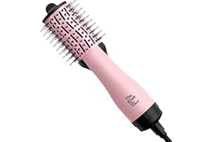 The Knot Dr BC114 All-in-One Mini Oval Dryer Brush, Travel Friendly, Hot Air Brush, Volumizer, Dry and Style For All Hair Typ