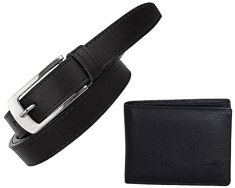 Elligator Combo of Belt and Wallet (One Belt one Wallet)