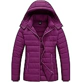 TDYPCI Women's Winter Coat Lightweight Waterproof Puffer Jacket - Quilted Short Down Coat for Women, Warm Winter Jacket