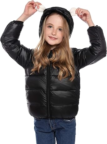 manteau noir enfant