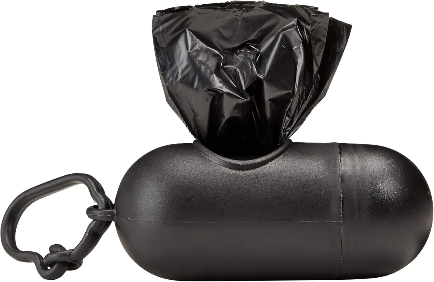  Basics Unscented Standard Dog Poop Bags with Dispenser and Leash Clip, 13 x 9 Inches, Black - Pack of 600 (40 Rolls) : Pet Supplies