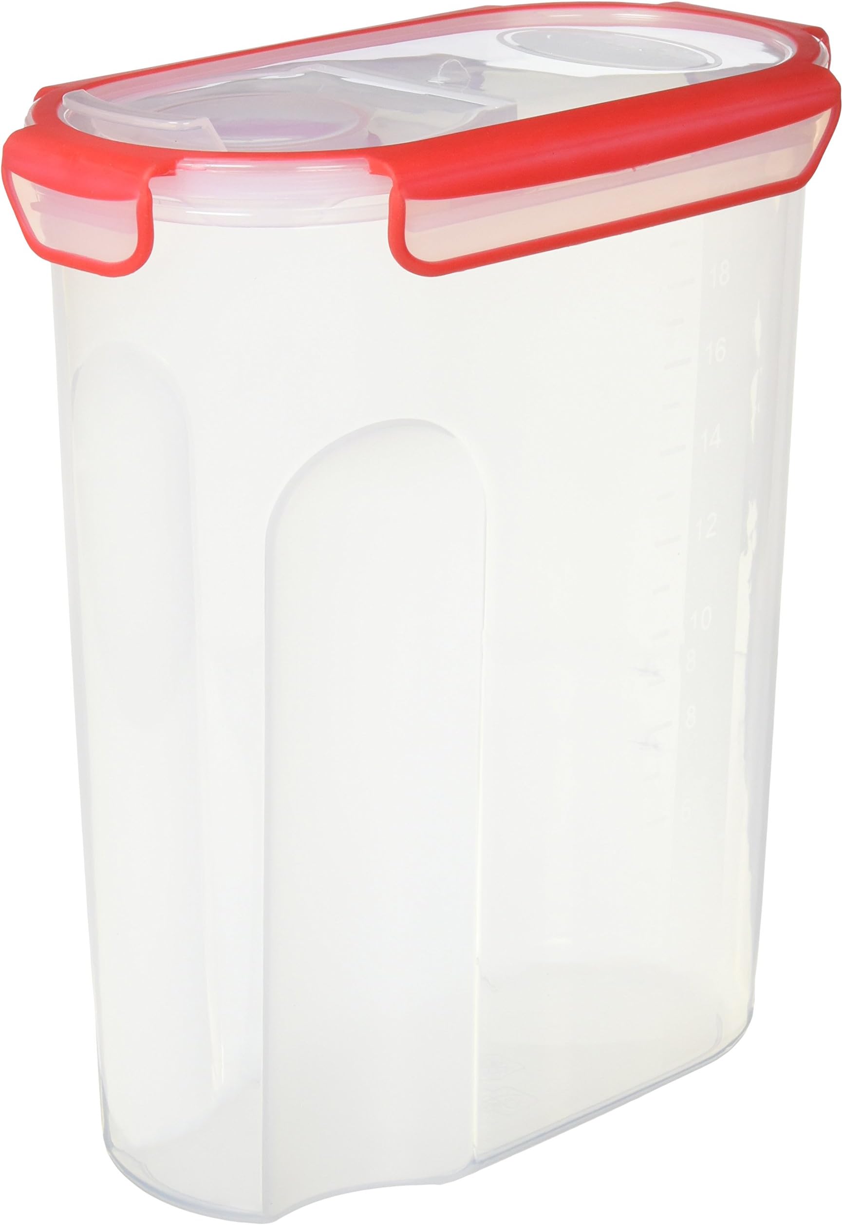 Food Storage Container Cereal Dispenser Holds Family Size Cereal Box Airtight Containers With Silicone Ring 2 Large 21 Cup 5L Best Watertight for Kitchen, Food, Rice, Picnic and Pantry Storage 169 oz