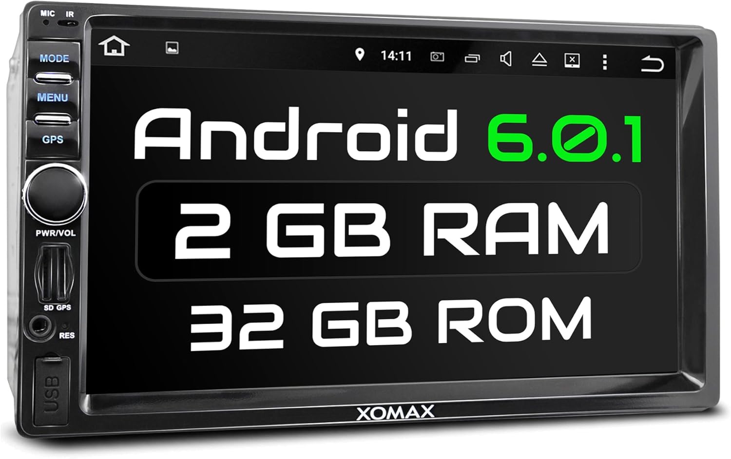 XOMAX XM2VRSUA744 Android Car Radio / GPS+ 7'' TOUCHSCREEN + Support