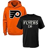 NHL Youth 8-20 Polyester Performance Primary Logo Hoodie & T-Shirt 2 Combo Pack Set