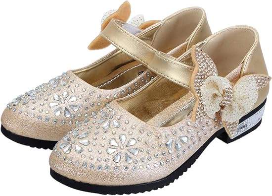Amazon Com Dorei Toddler Little Kids Girls Gold Glitter