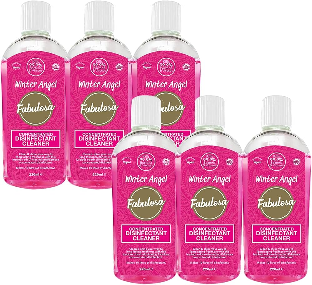Fabulosa 4 in 1 Winter Angel Antibacterial Cleaner 220ml 6 Pack UK