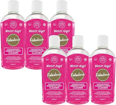 Fabulosa 4 in 1 Winter Angel Antibacterial Cleaner 220ml 6 Pack UK