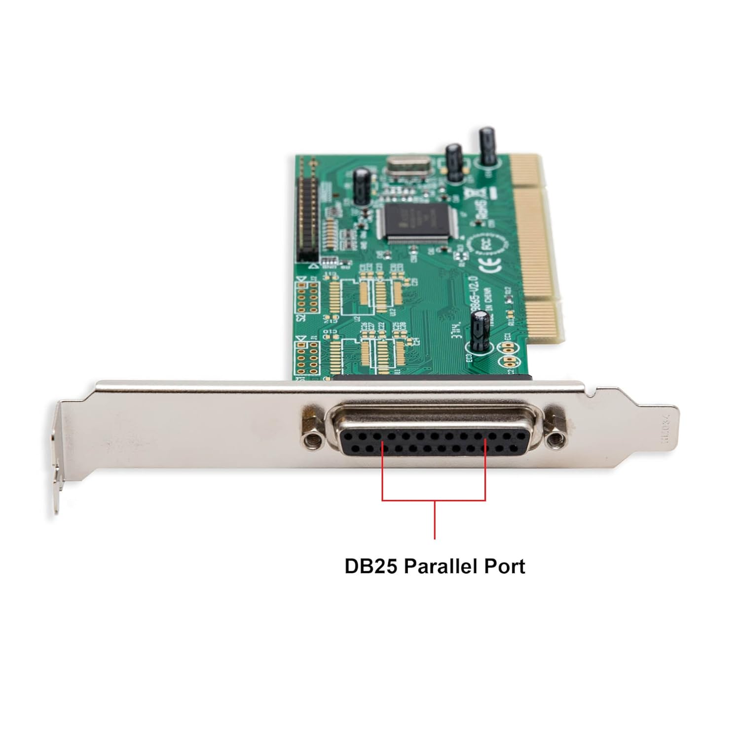 Syba 2 Port Parallel PCI 2.1 32 bit Dual DB25 IEEE 1284 Port Moschip