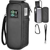 Tanmqin Customized Case for Anker Prime 27650mAh 250W, Flip-Top Dual Window | Charges Without Removing,Check Status Without Opening Case, Fits Cable Ports Directly,Thick EPE Foam Lightweight, Bag Only
