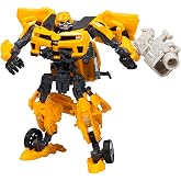 Transformers Toys Deluxe Class Universal Studios The Ride - 3D Bumblebee Action Figure - Ages 5 and Up, 4.5-inch