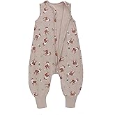Miracle Baby Sleep Sack with Feet - 0.5 TOG 100% Breathable Cotton Wearable Blanket, Sleeveless Design Sleeping Bag for Baby