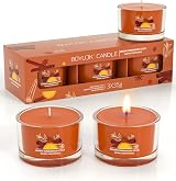 BOYUJK Candles Gifts for Women 3 Scented Red Candles Warm Cinnamon Stick