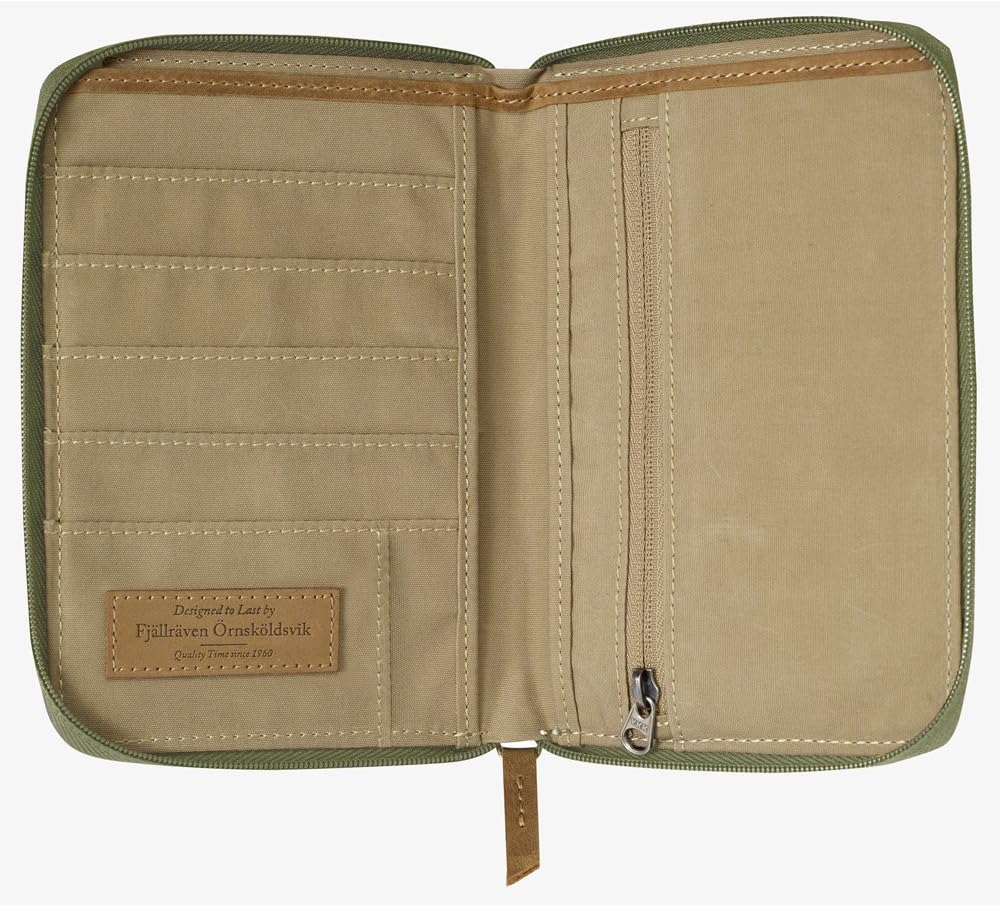  | Fjallraven - Passport Wallet, Dark Olive | Passport Wallets