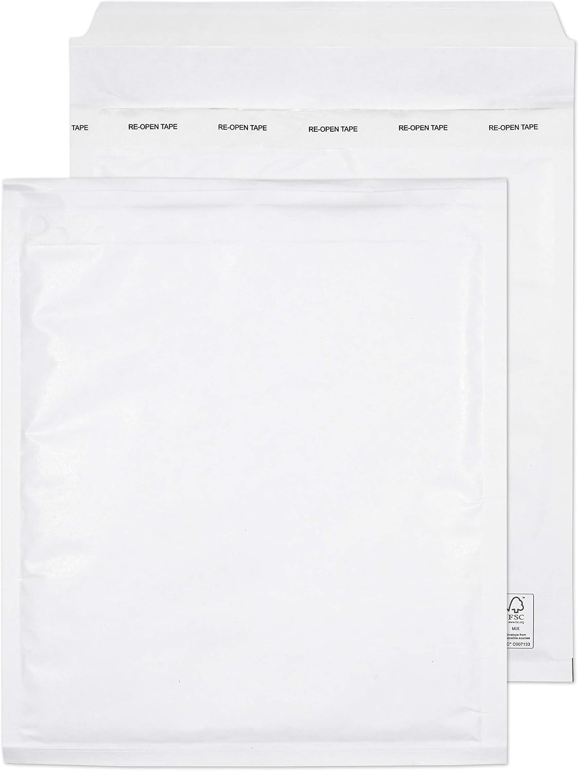 Blake Purely Packaging 265 x 220 mm Envolite Peel & Seal Padded Bubble Envelopes (E/2) White - Pack of 100