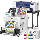 MZK 14'' F1080 A3 DTF Printer &amp; Shaker,2X-Speed vs L1800,24/7 Auto-Maintenance+White Circulation+Printhead Anti-Clog Design,T-Shirt Printing Machine for DIY/Apparel Business,2-Year Free Ink