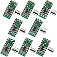 Aitrip 8pcs Microwave Radar Sensor RCWL-0516 Switch Module Human Board Induction Board Detector 5-7M Detection Distance 4-28V Compatible with Arduino Raspberry PI,Human Rat Cat Detector