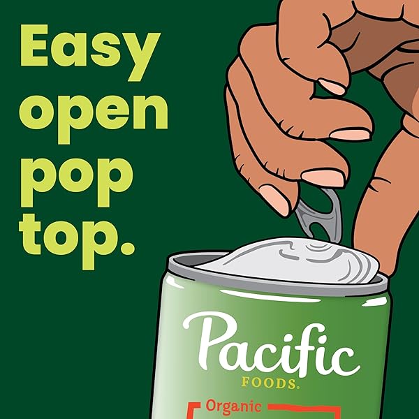 PACIFIC FOODS ORGANIC HEARTY VEGETABLE SOUP, PLANT BASED, 16.3 OZ CAN