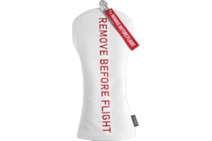 SHABIER Golf Head Cover with Remove Before Flight Design for Golf Club