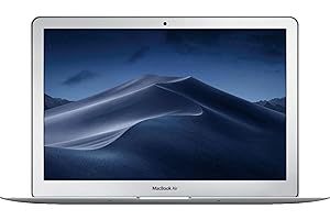 Apple 13-inch MacBook Air, 1.8GHz Intel Core i5 Dual Core Processor, 8GB RAM, 128GB SSD, Mac OS, Silver, MQD32LL/A (Renewed)