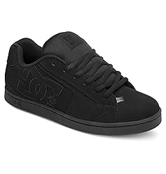 DC mens Net Skate Shoe, Black/Black/Black, 10.5 US