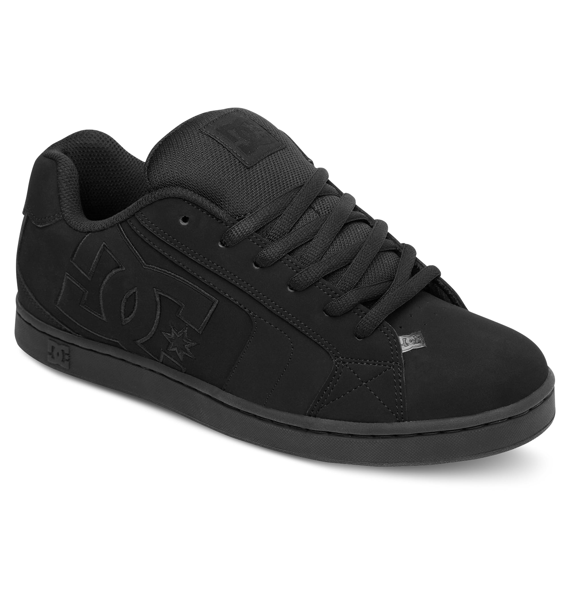 DC mens Net Skate Shoe, Black/Black/Black, 10.5 US