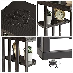 IBUYKE C Shaped End Table, Sofa Side Table, Small